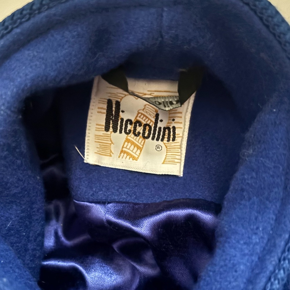 Niccolini Women's Blue Trench Coat - Picture 2 of 3
